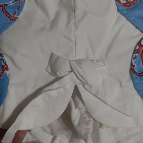 Lilly Pulitzer Blue and Orange Anchor Skirt - Picture 3 of 5